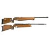Image 1 : One Bolt Action Rifle & One Air Gun Rifle -A) Anschutz Model Match 54 Bolt Action Rifle  B) Daisy Fe