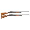 Image 1 : Two Winchester Slide Action Shotguns -A) Winchester Model 97 Slide Action Takedown Shotgun  B) Winch