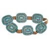 Image 1 : Turquoise Concho Belt