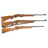 Image 1 : One Bolt Action & Two Lever Action Rifles -A) Winchester Model 88 Lever Action Rifle  B) Winchester 