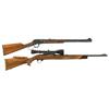 Image 1 : Two Winchester Rifles -A) Winchester Model 9422 XTR Lever Action Rifle  B) Custom Winchester Model 1