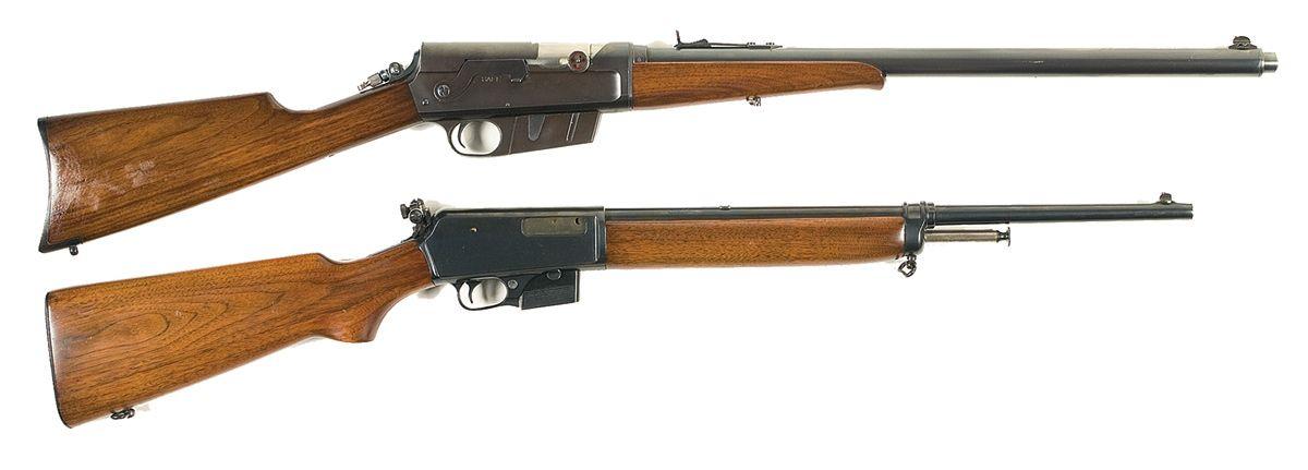Two Semi Automatic Rifles -A) Remington Model 8 Semi Automatic Rifle B ...