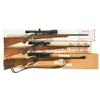Image 1 : Three Boxed Rifles -A) Ruger Model 77R Mark II Bolt Action Rifle with Scope and Box  B) Winchester M