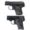 Image 1 : Two Semi-Automatic Pistols -A) Bayard Model Depose Semi-Automatic Pistol  B) PAF Model Junior Semi-A