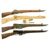 Image 1 : Four French Rifles -A) MAS Model 1936 Bolt Action Rifle with Bayonet and Sling  B) French Model 1936