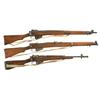 Image 1 : Three British Military Long Guns -A) British Enfield No. 4 MK I Rifle  B) Lithgow SMLE Mark III* Rif