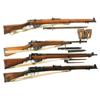 Image 1 : Two Enfield Rifles, One Carbine and a Foraging Gun -A) Enfield Mark III* Rifle with Sling, Bayonet a
