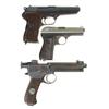 Image 1 : Three Semi-Automatic Pistols -A) CZ Model 53 Semi-Automatic Pistol with Holster and Extra Magazine  