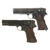 Image 1 : Two Nazi Proofed Radom Pistols -A) Nazi Occupation Radom VIS Model 35 Semi-Automatic Pistol with Hol