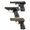 Image 1 : Three Semi Automatic Pistols -A) Savage Arms Model 1917 Semi Automatic Pistol  B) J. P. Sauer & Son 