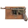 Image 1 : Cutaway 1930 Mauser Broomhandle Pistol with Stand