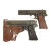 Image 1 : Two Nazi Proofed Radom VIS P-35 Semi-Automatic Pistols  B) Radom P-35 Pistol with Holster and Extra 