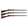 Image 1 : Three U.S. Springfield Trapdoor Rifles -A) U.S. Springfield Model 1884 Trapdoor Rifle  B) U.S. Sprin