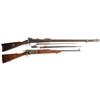 Image 1 : Two U.S. Springfield Long Guns -A) U.S. Springfield Model 1898 Bolt Action Carbine  B) U.S. Springfi