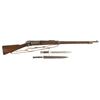Image 1 : U.S. Model 1898 Krag Bolt Action Rifle with Sling and Bayonet