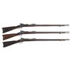 Image 1 : Three U.S. Springfield Model 1884 Trapdoor Rifles -A) U.S. Springfield Model 1884 Trapdoor Rifle  B)