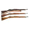 Image 1 : Three Bolt Action Military Rifles -A) Rock Island Arsenal Model 1903 Bolt Action Rifle  B) U.S. WWII