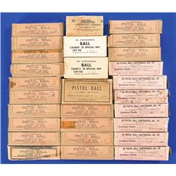 Twenty-Eight Boxes of Military Ammunition
