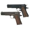 Image 1 : Two Colt 1911 Semi-Automatic Pistols -A) Colt Model 1911A1 Semi-Automatic Pistol  B) Colt Government