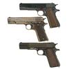 Image 1 : Three Semi Automatic Pistols -A) Colt Model 1911 A1 Semi Automatic Pistol  B) Colt Government Model 
