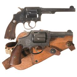 Two Smith & Wesson Double Action Revolvers -A) Smith & Wesson Model 1905 Fourth Change Hand Ejector 
