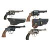 Image 1 : Four Smith & Wesson Hand Ejector Double Action Revolvers -A) Smith & Wesson Model 10-6 Double Action