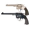 Image 1 : Two Colt Double Action Revolvers -A) Colt New Service Double Action Revolver  B) Colt New Service Do