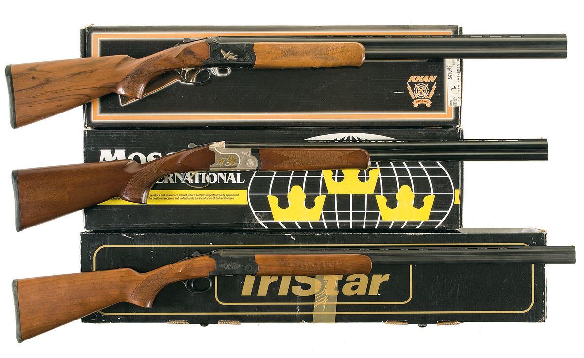 Three Boxlock Over/Under Shotguns -A) Khan Arthemis Limited Edition ...