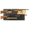 Image 1 : Two Boxed Browning Shotguns -A) Browning Model B-80 Semi-Automatic Shotgun with Factory Box  B) Brow