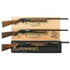 Image 1 : Three Boxed Shotguns -A) Remington Model 11-87 Premier Semi-Automatic Shotgun with Factory Box  B) R