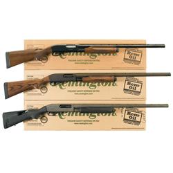 Three Boxed Remington Slide Action Shotguns -A) Remington Model 870 Wingmaster Slide Action Shotgun 