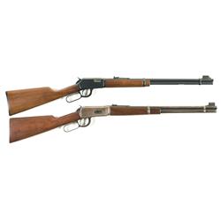 Two Winchester Lever Action Carbines -A) Winchester Model 9422 Lever Action Carbine  B) Winchester M