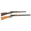 Image 1 : Two Lever Action Long Guns -A) Rossi Amadeo Model 92 SRS Puma Lever Action Carbine  B) Garate Anitua