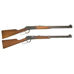 Two Winchester Lever Action Long Guns -A) Winchester Model 94 Lever Action Carbine  B) Winchester Mo