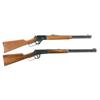 Image 1 : Two Carbines -A) Marlin Model 1894 Lever Action Carbine  B) Winchester Model 94 Lever Action Carbine