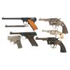 Image 1 : Six Handguns -A) Fiala Arms Model 1920 Target Pistol with Extra Barrel  B) Colt Challenger Semi-Auto