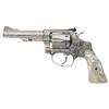 Image 1 : Engraved Smith & Wesson Model 651 Double Action Revolver with Pearl Grips