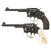 Image 1 : Two Smith & Wesson Double Action Revolvers -A) Smith & Wesson 38 Military & Police Model 1905 4th Ch