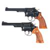 Image 1 : Two Smith & Wesson Double Action Revolvers -A) Smith & Wesson Model 17-4 Double Action Revolver  B) 