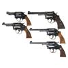 Image 1 : Five Double Action Revolvers -A) Smith & Wesson Model 36 Double Action Revolver  B) Smith & Wesson V