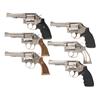 Image 1 : Six Smith & Wesson Model 64 Double Action Revolvers -A) Smith & Wesson Model 64-5 Double Action Revo