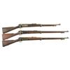 Image 1 : Three U.S. Military Springfield Krag Long Arms -A) U.S. Army Model 1898 Springfield Armory Krag Rifl
