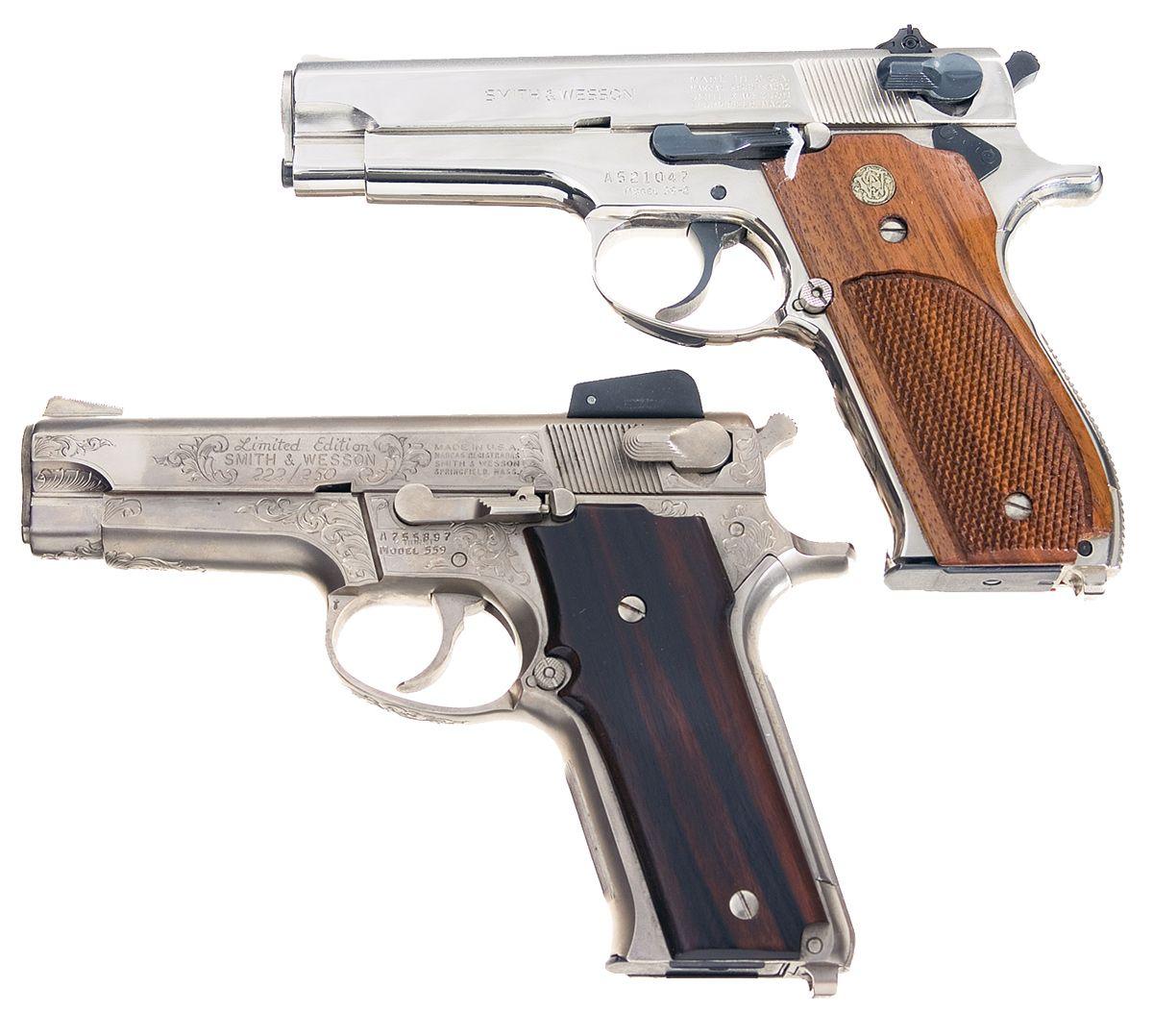 Two Smith & Wesson SemiAutomatic Pistols A) Smith & Wesson Model 392