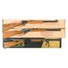 Image 1 : Three Boxed Lever Action Long Guns -A) Marlin Model 39M Lever Action Carbine with Factory Box  B) Ma