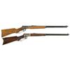 Image 1 : Two Marlin Lever Action Rifles -A) Marlin Model 39A Lever Action Rifle  B) Engraved Marlin Model 39M