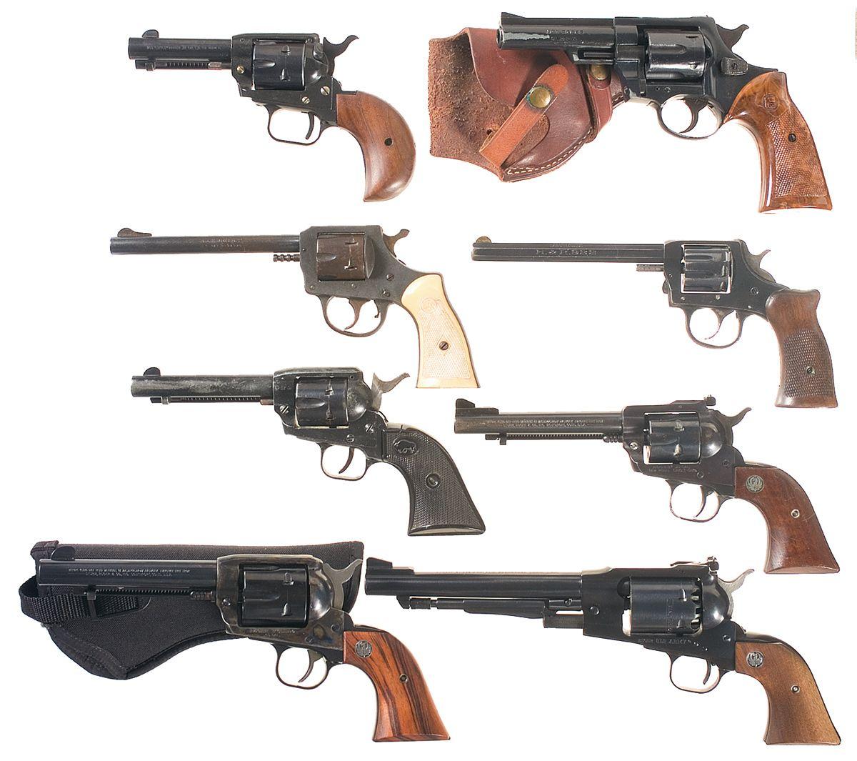 Eight Revolvers -A) F.I.E. Model Little Ranger Single Action Revolver B ...