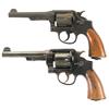 Image 1 : Two Smith & Wesson Double Action Revolvers -A) Smith & Wesson Victory Model Double Action Revolver  