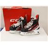 Image 1 : PATINS CCM JET SPEED XTRA SE (NOIR) SR POINTURE : 8 (VALEUR : 599.99$)