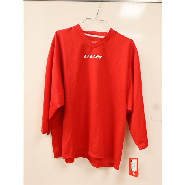 CCM CHANDAIL DE GARDIEN (1JR 1-INTERMEDIATE) ROUGE