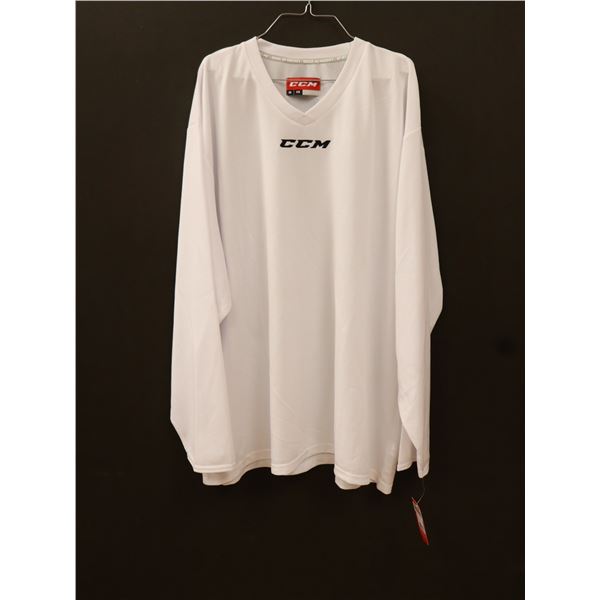 CCM CHANDAIL D’ENTRAÎNEMENT (2-M 1-L 2-XXL BLANC